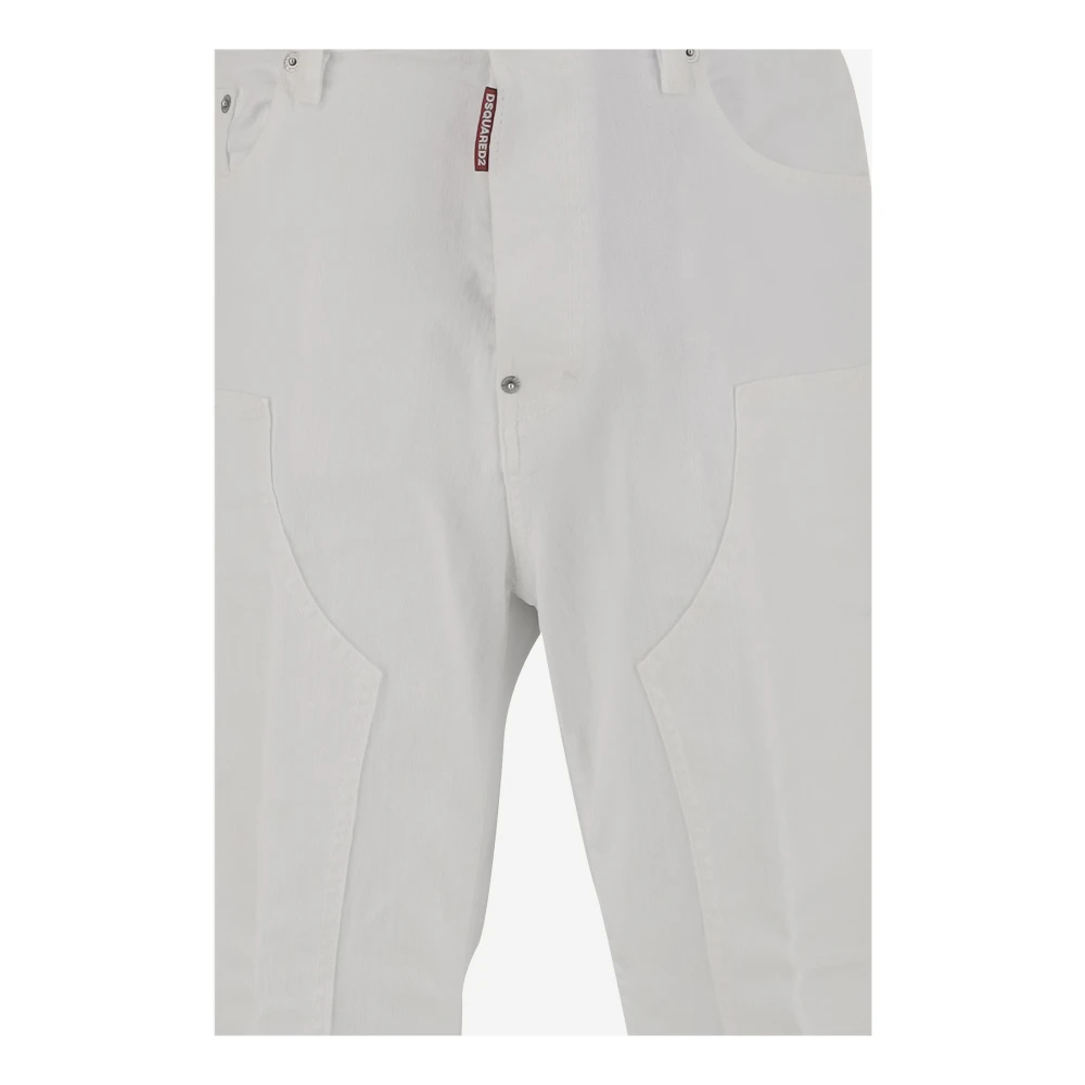 Dsquared2 Stijlvolle Modieuze Kledingcollectie White Heren