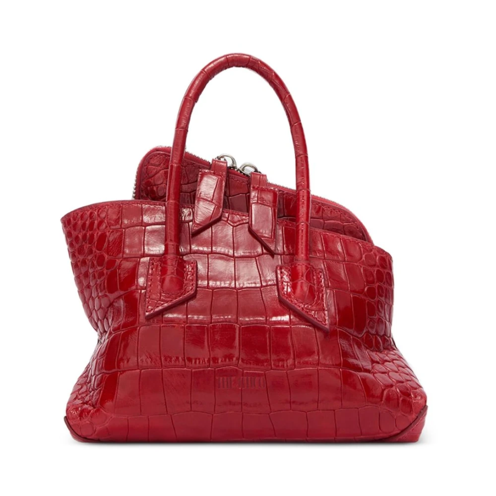 The Attico Red Calf Leather Bos Taurus Handbag - Image 3