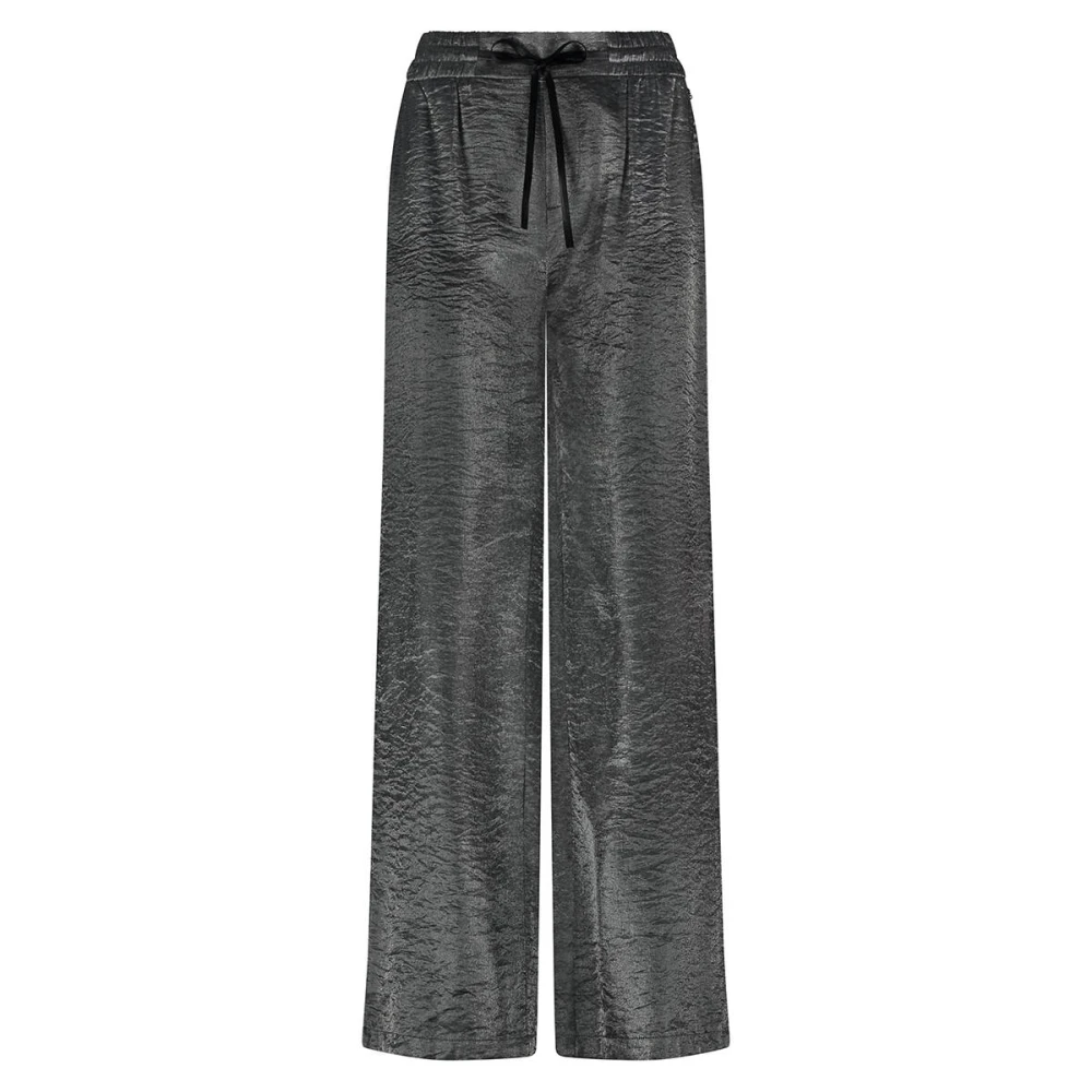 Tramontana Wijde Pijp Zilveren Broek Gray Dames