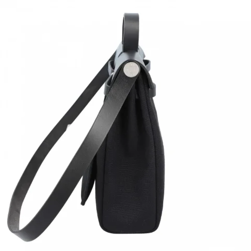 Hermès Vintage Pre-owned Fabric handbags Black Dames