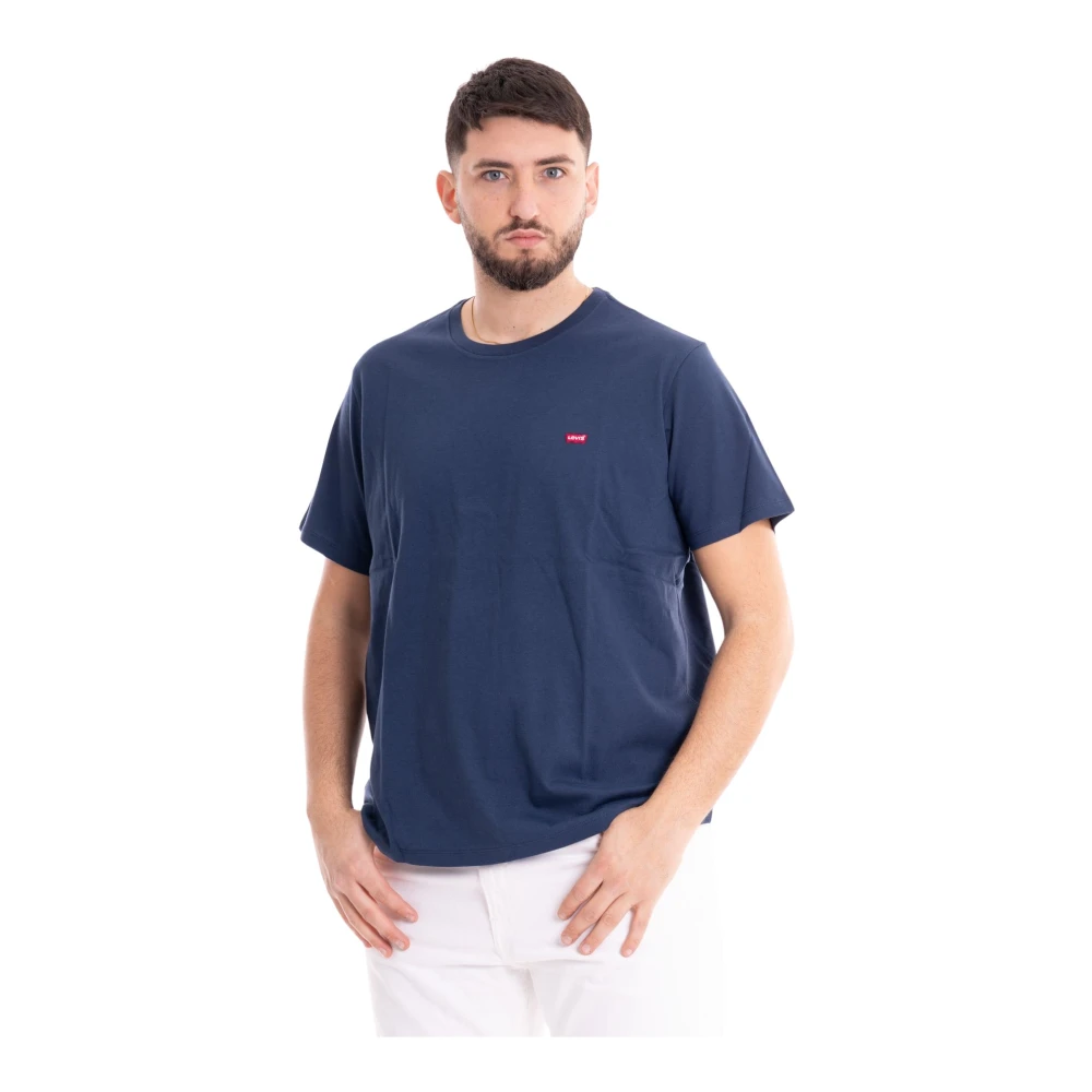Levi's Uomo Blu Original M - T Shirt - Immagine 4