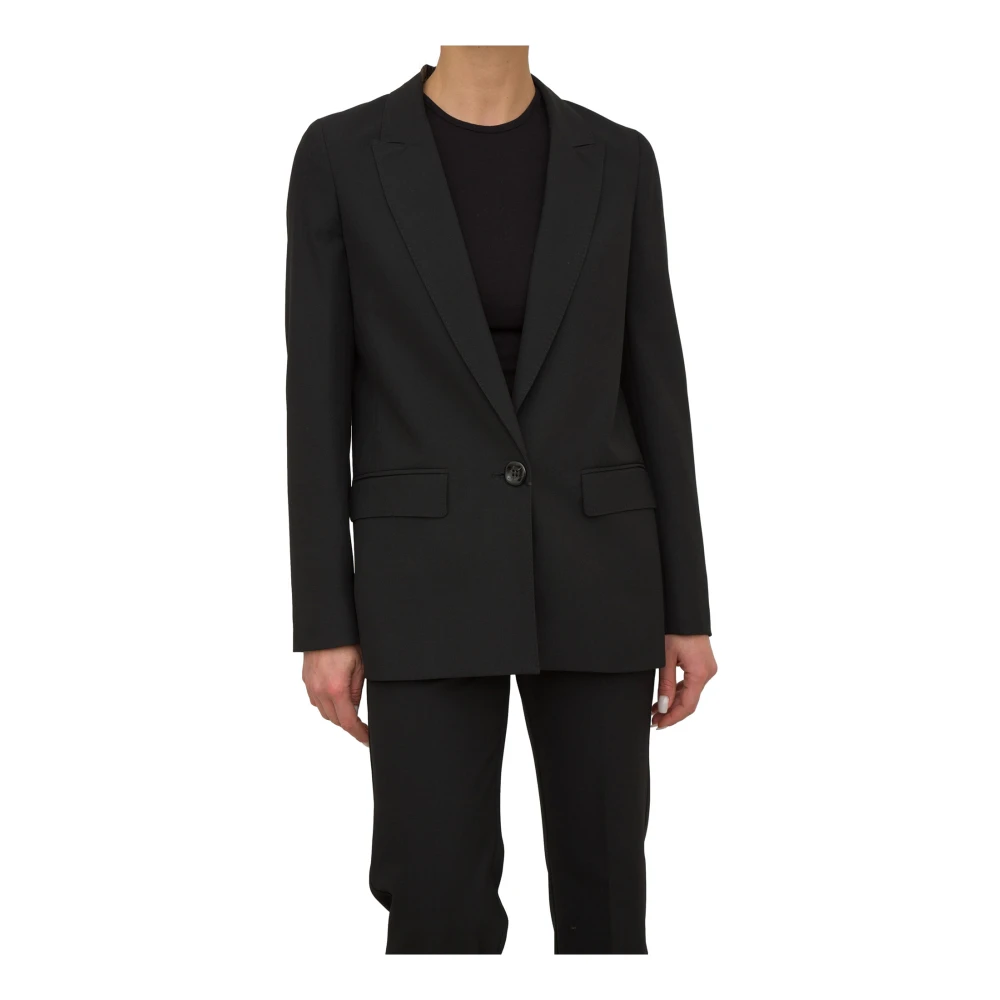 Marella Stijlvolle Jas Black Dames