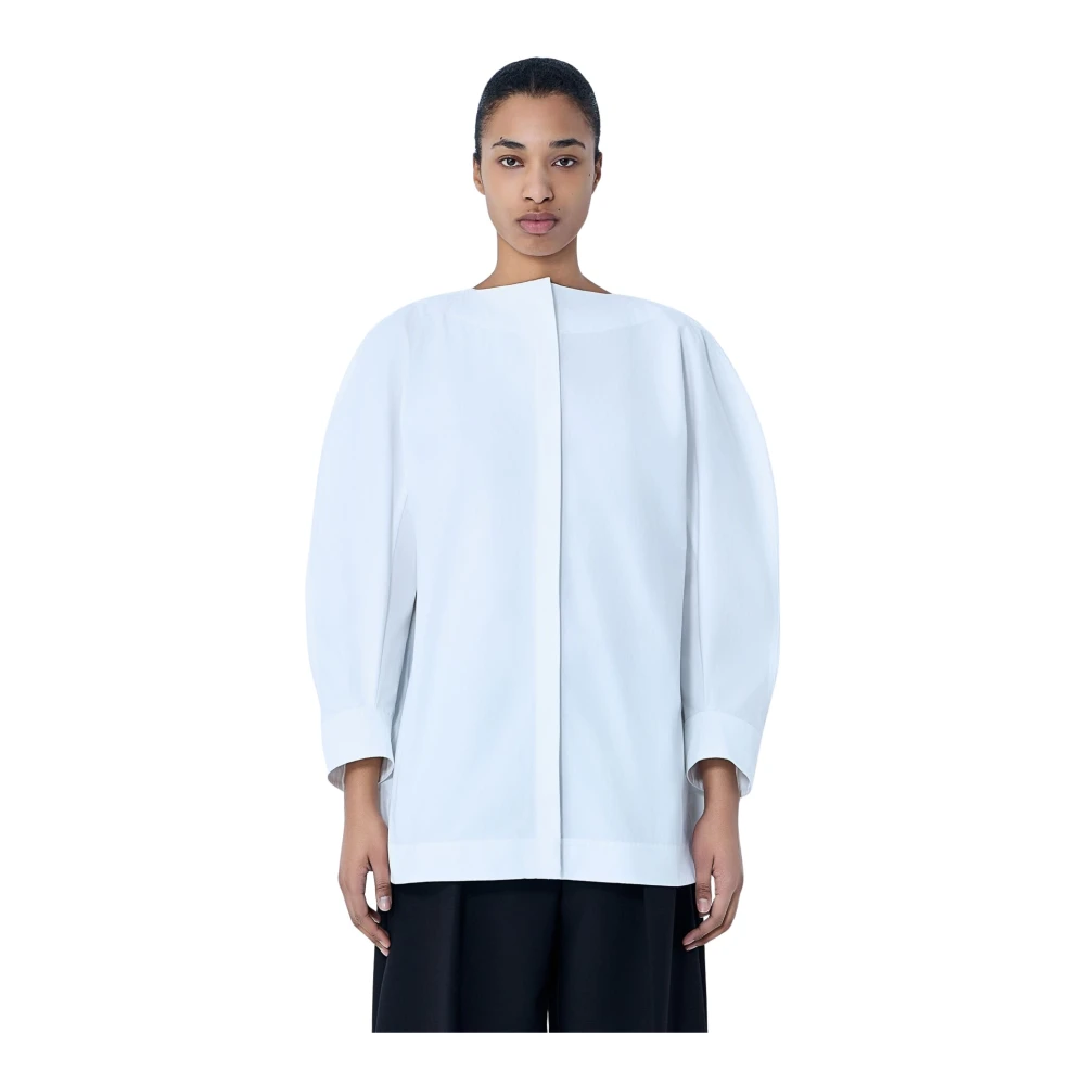 Jacquemus Women's White La Chemise Pittore Shirt - Shirts - M - Blouses & Shirts
