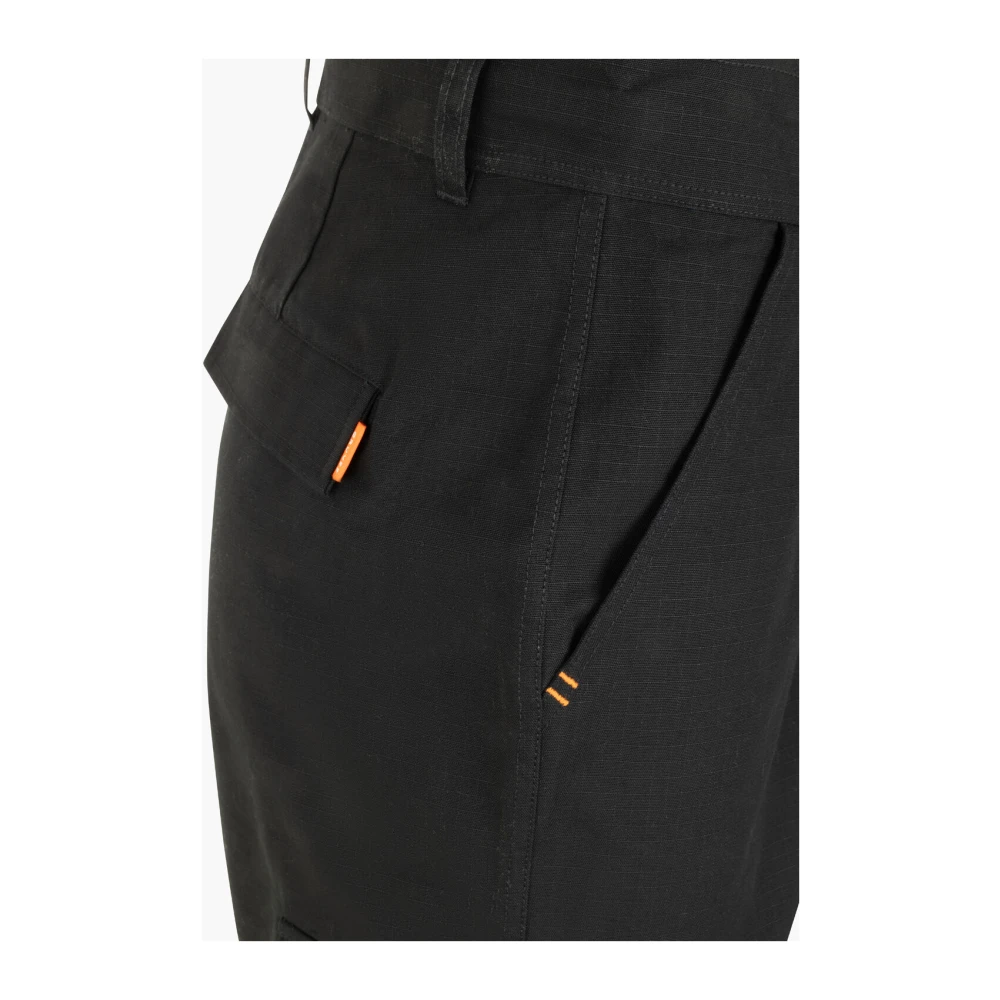Cruyff Zwarte Cargo Broek Heren Ripstop Katoen Black Heren