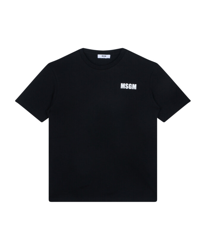 black-logo-print-t-shirt