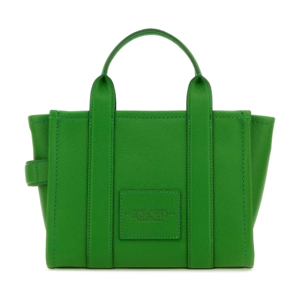 Marc Jacobs Groene Leren Mini Tote Handtas Green Dames