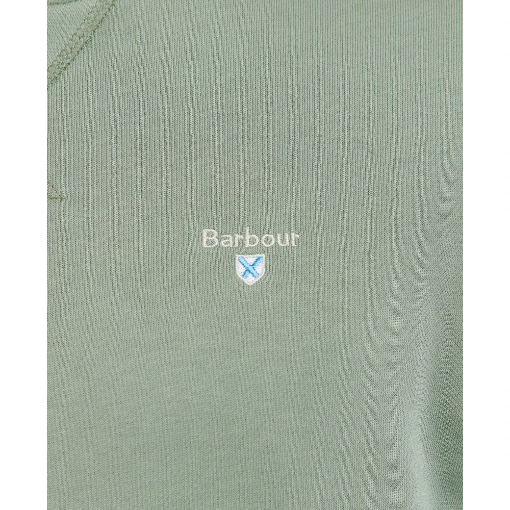 Barbour Ridsdale Crew-Neck Sweatshirt in Agave Green Heren