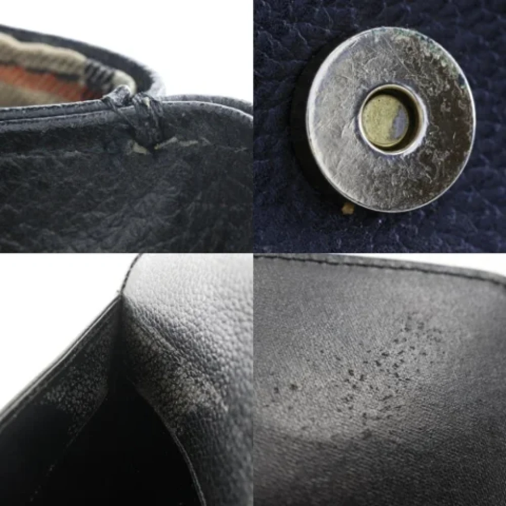 Burberry Vintage Pre-owned Leather shoulder-bags Black Dames