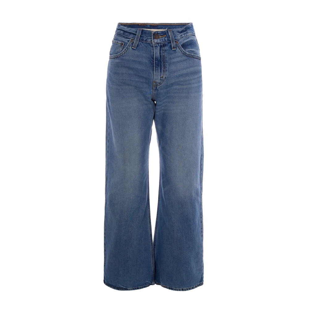 Levi's Women's Blue Wide Jeans - Wide Jeans - W25 L31 - Jeans