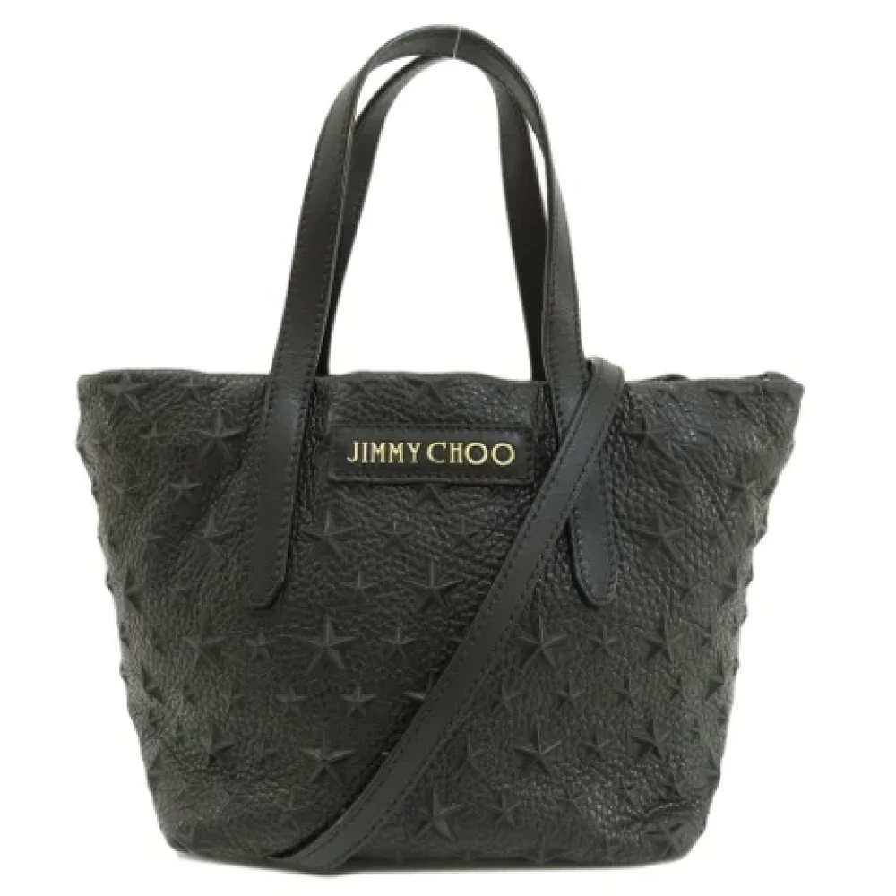 Jimmy Choo Pre-owned Leather handbags Black Dames