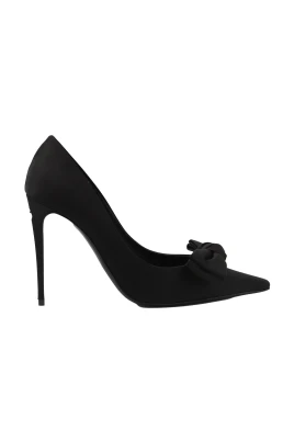Svarta Stiletto Pumps med Bågdetaljer