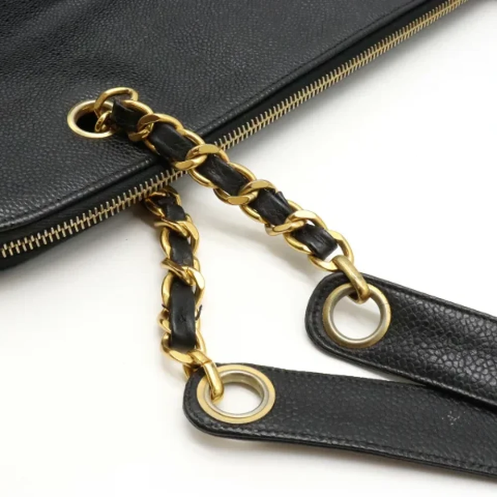 Chanel Vintage Pre-owned Leather chanel-bags Black Dames