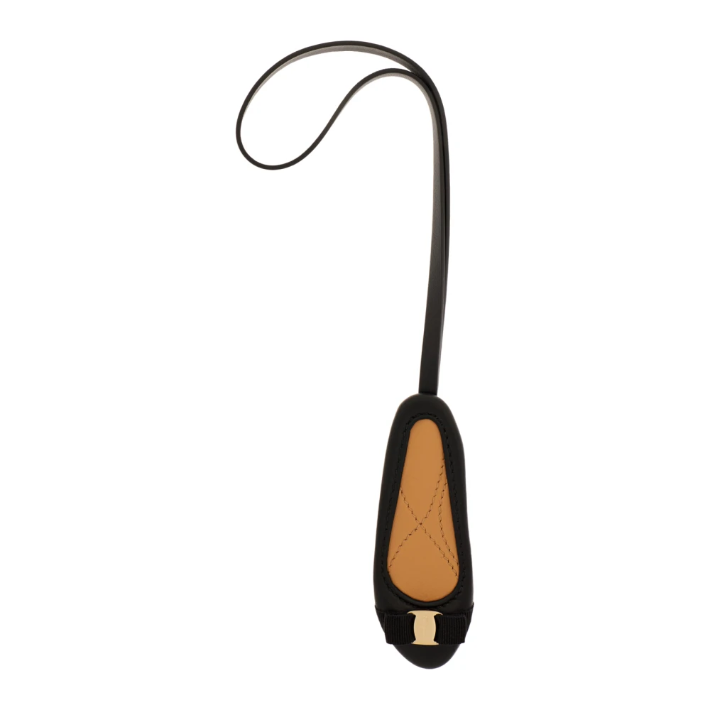 Ferragamo Donna Nero Charm Varina Bag Charm