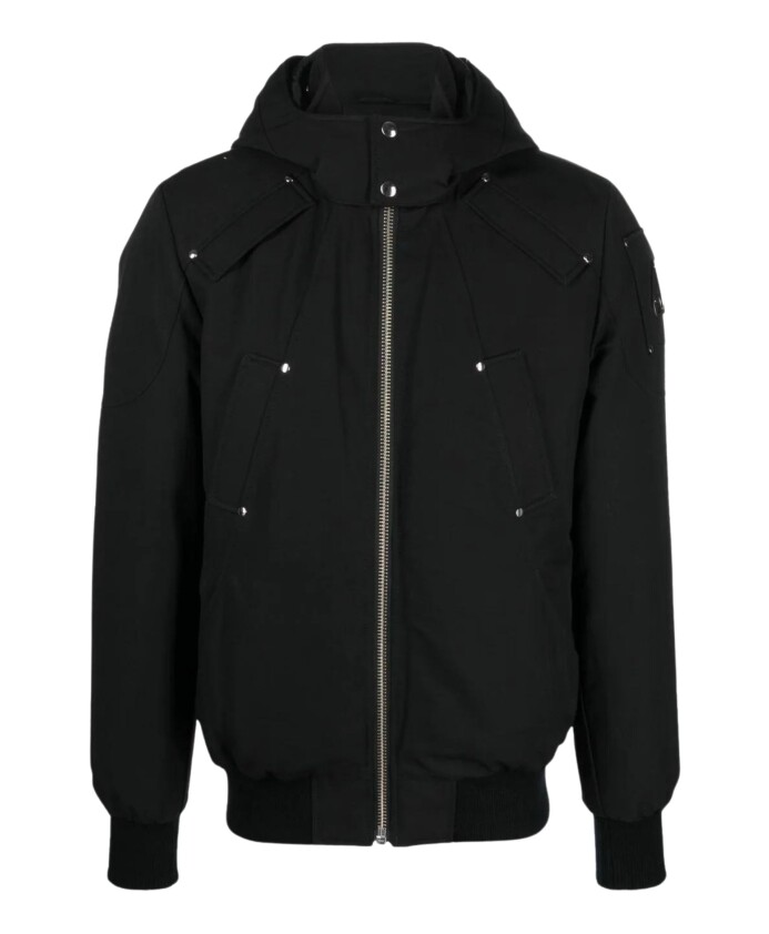 bomber-noir-avec-design-isole