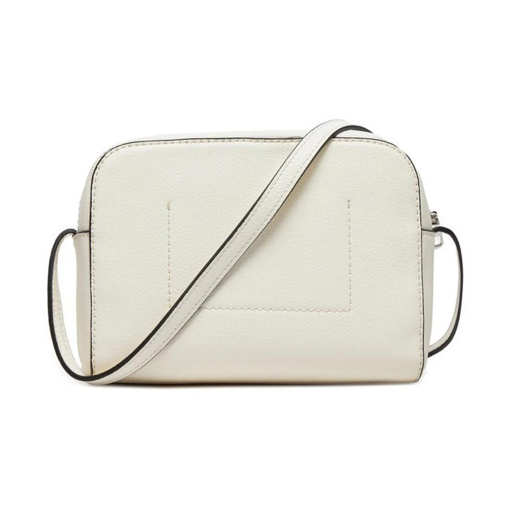 Calvin Klein Jeans Compacte synthetisch leren handtas White Dames