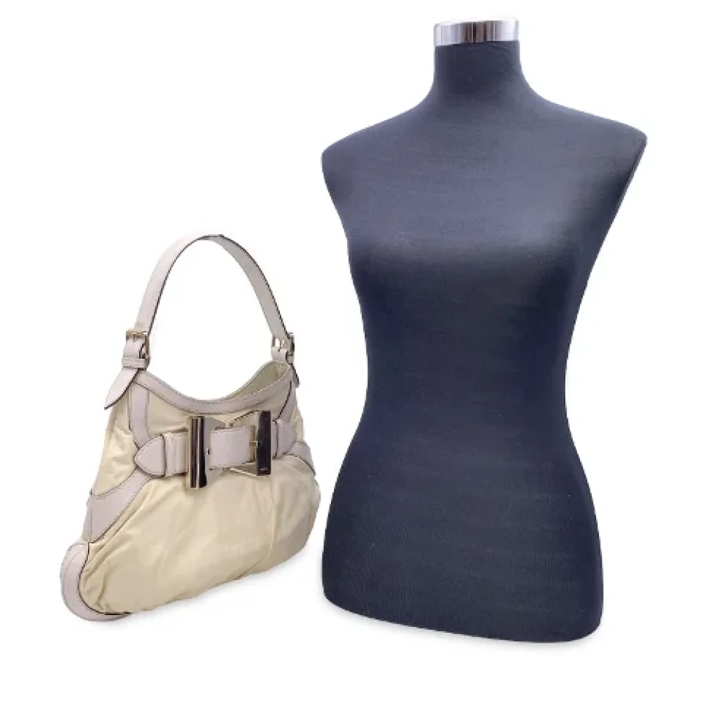 Gucci Vintage Pre-owned Leather gucci-bags White Dames