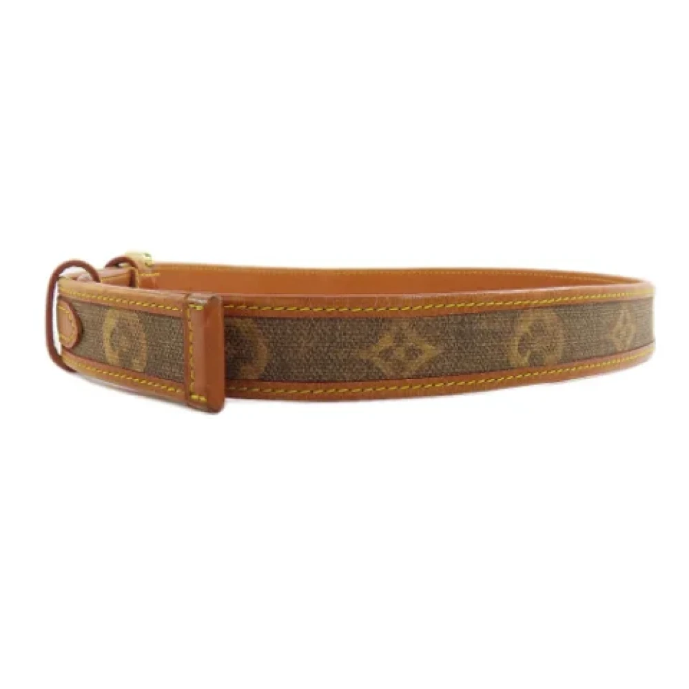 Louis Vuitton Vintage Pre-owned Leather belts Brown Dames