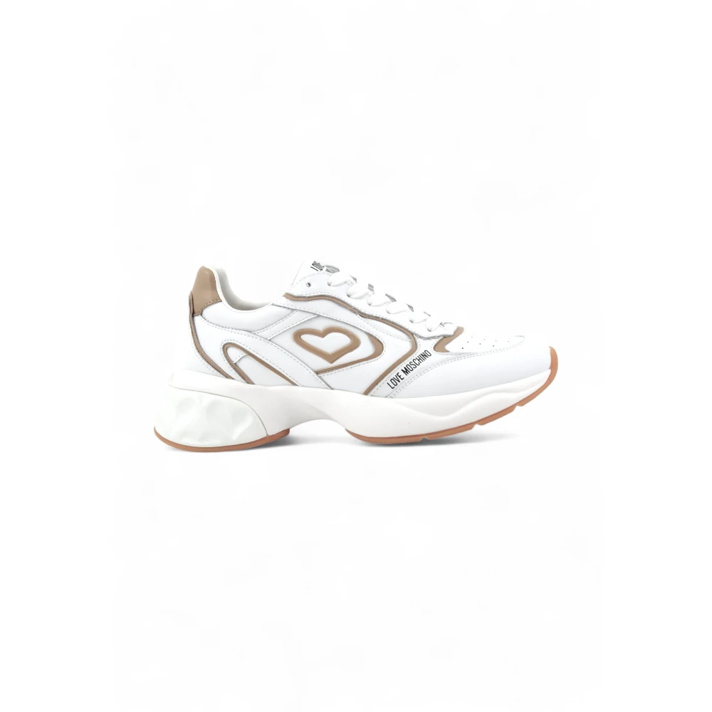 Love Moschino Crystal60 Sneaker Dames Schoenen Wit