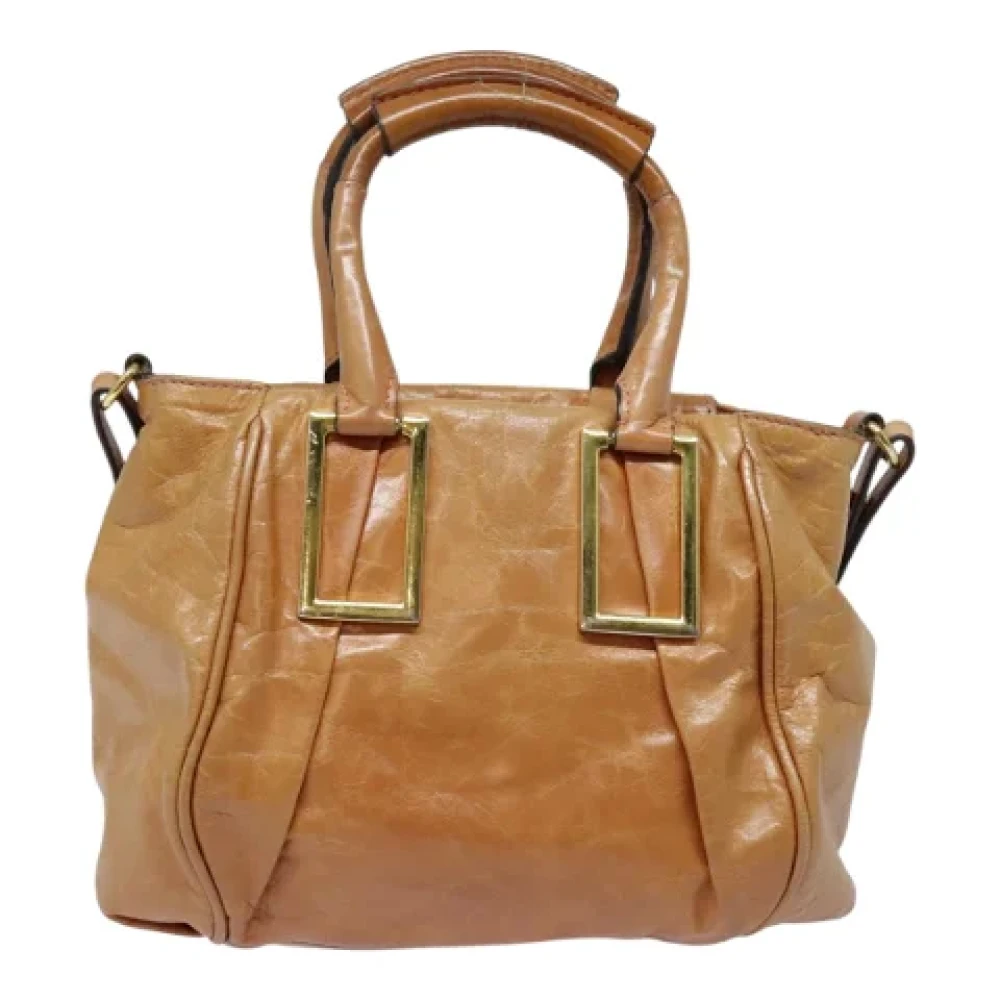 Chloé Pre-owned Leather handbags Brown Dames