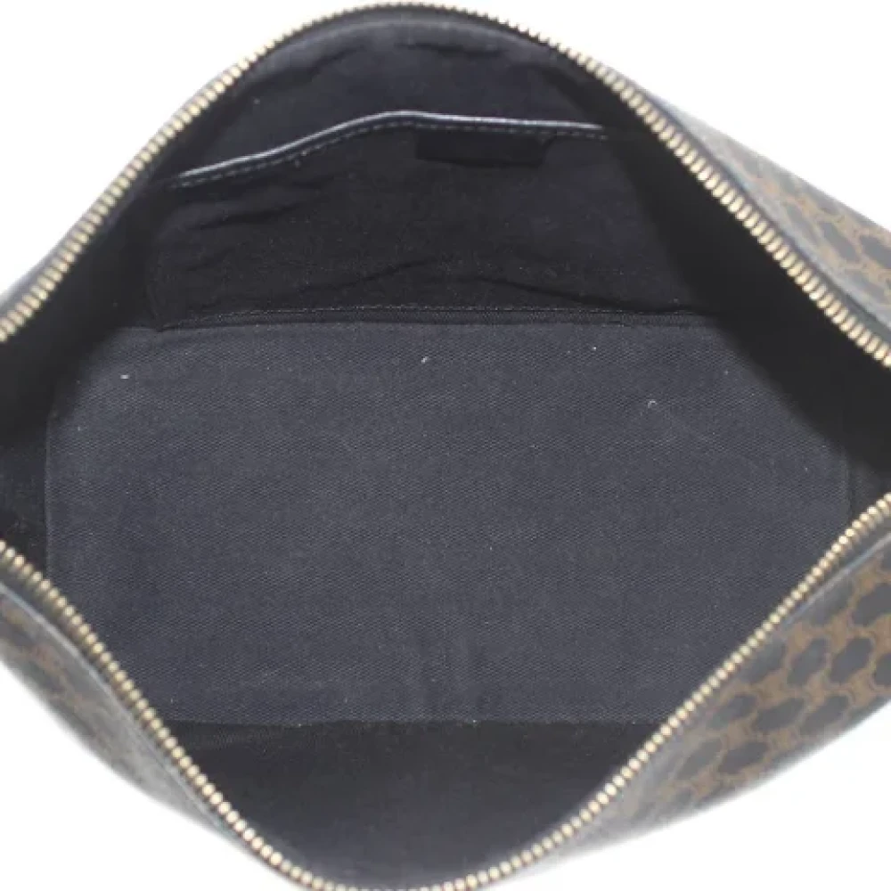 Celine Vintage Pre-owned Leather shoulder-bags Black Dames