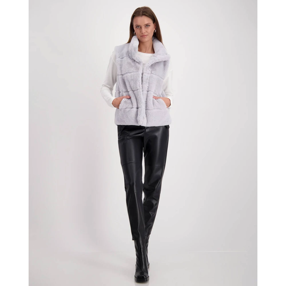 monari Stijlvolle Vest 808043 Gray Dames