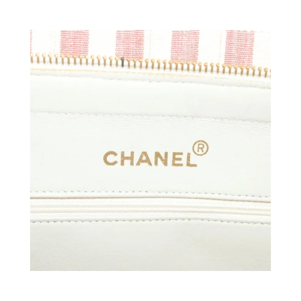 Chanel Vintage Pre-owned Cotton chanel-bags Beige Dames