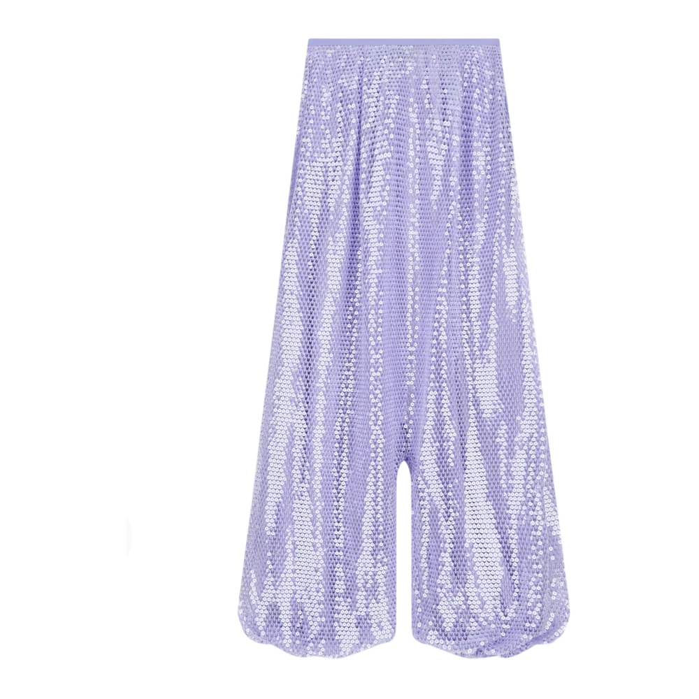 Emporio Armani Donna Viola - Tapered Pantaloni - Trousers - L