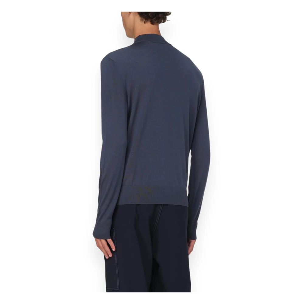 Marni Turtleneck Sweater Blue Heren