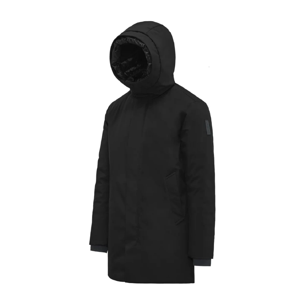 BomBoogie Winterjas met wijde capuchon Black Heren
