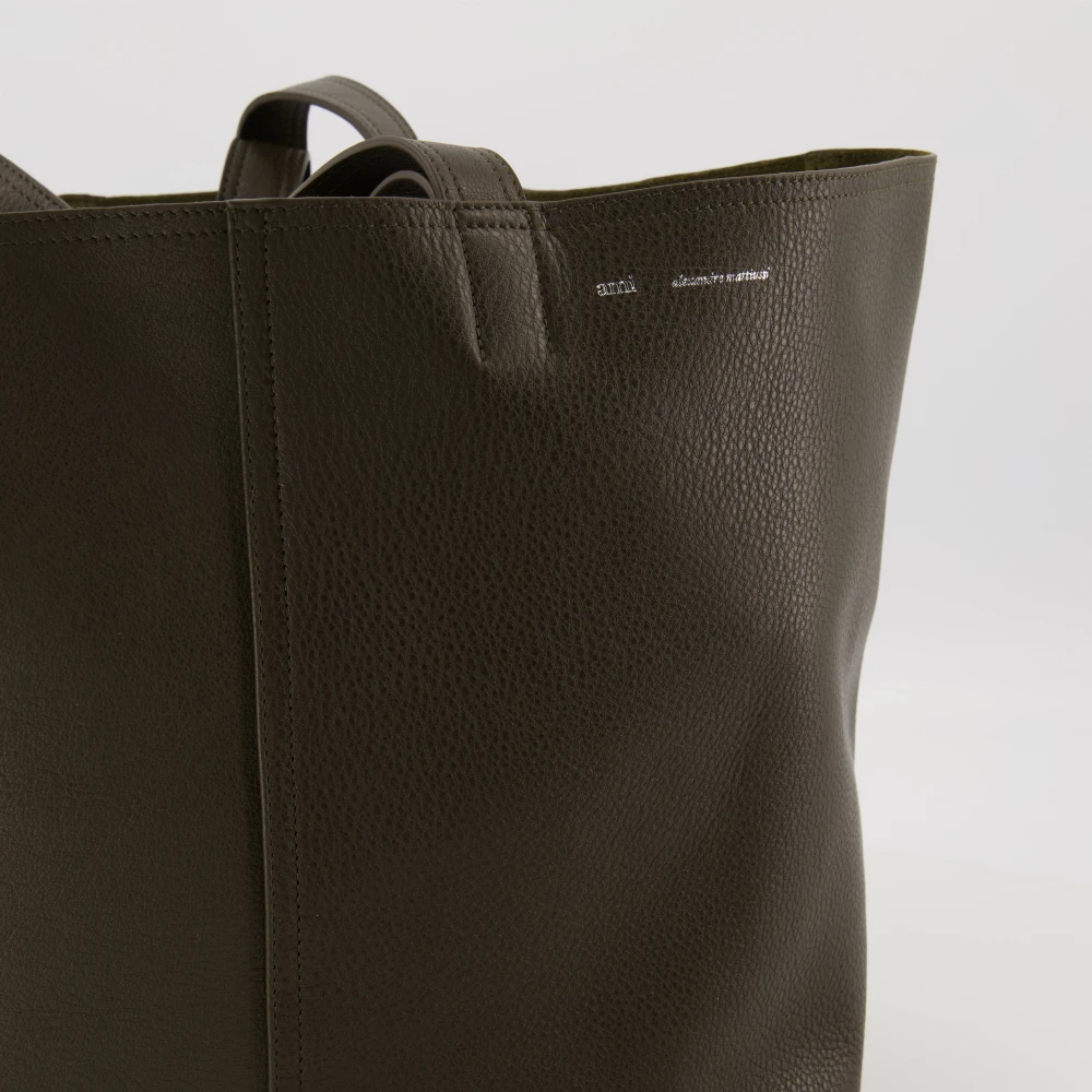 Ami Paris Bruine Shopper Lente-Zomer 2025 Brown Dames