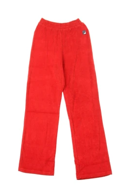 Röda Wide Leg Joggingbyxor