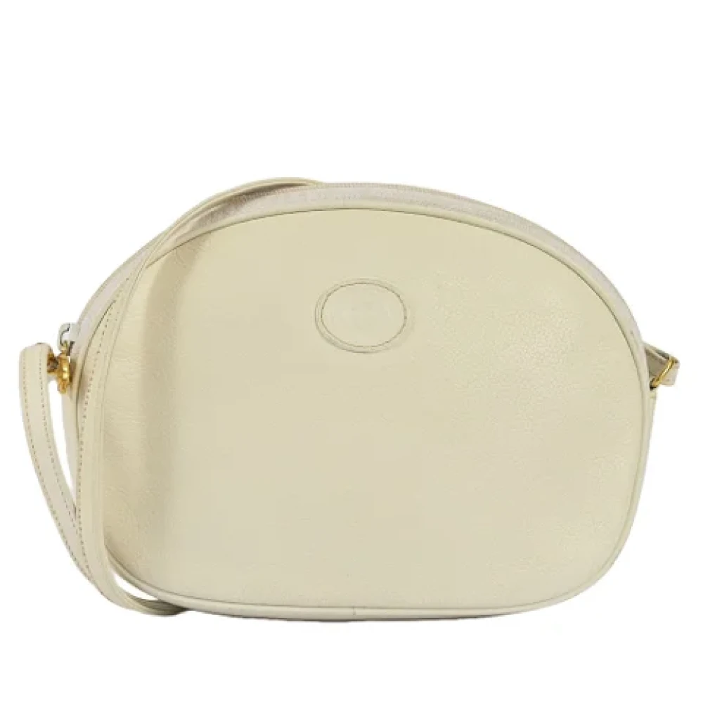 Gucci Vintage Pre-owned Leather shoulder-bags White Dames