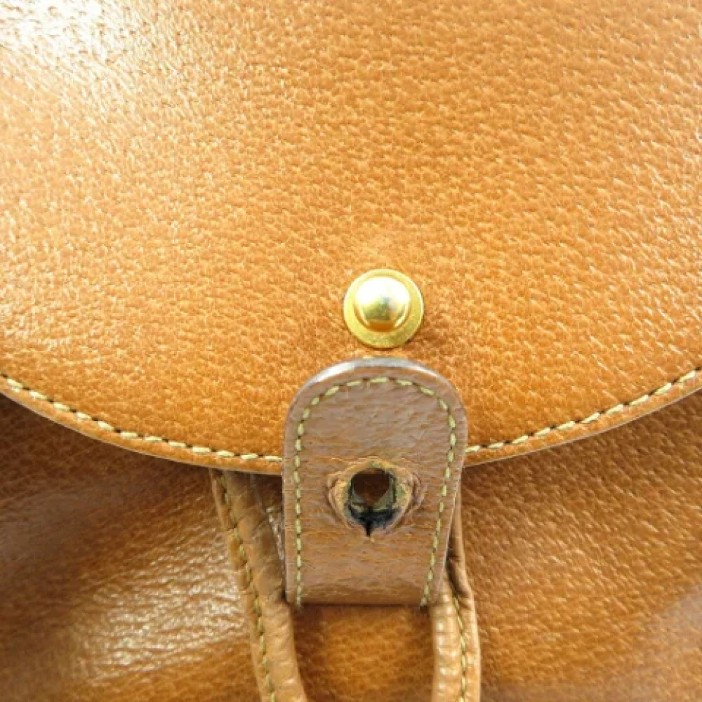 Gucci Vintage Pre-owned Fabric gucci-bags Brown Dames