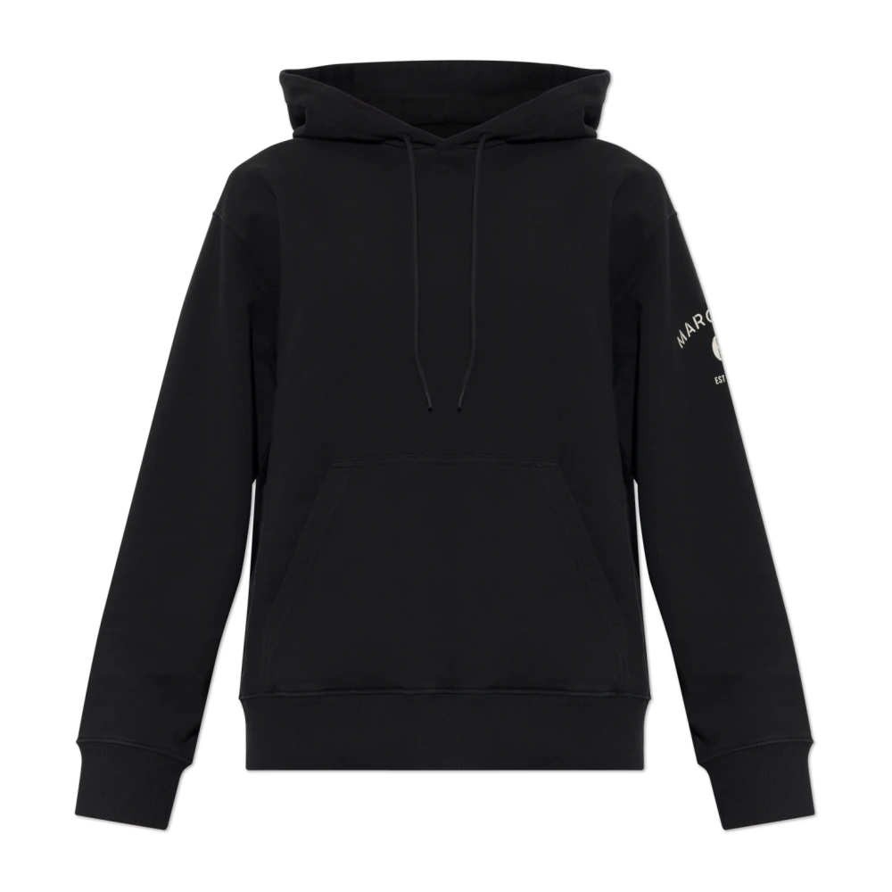 Mm6 Maison Margiela Donna Nero - The Hoodie - Sweatshirts & Hoodies - L