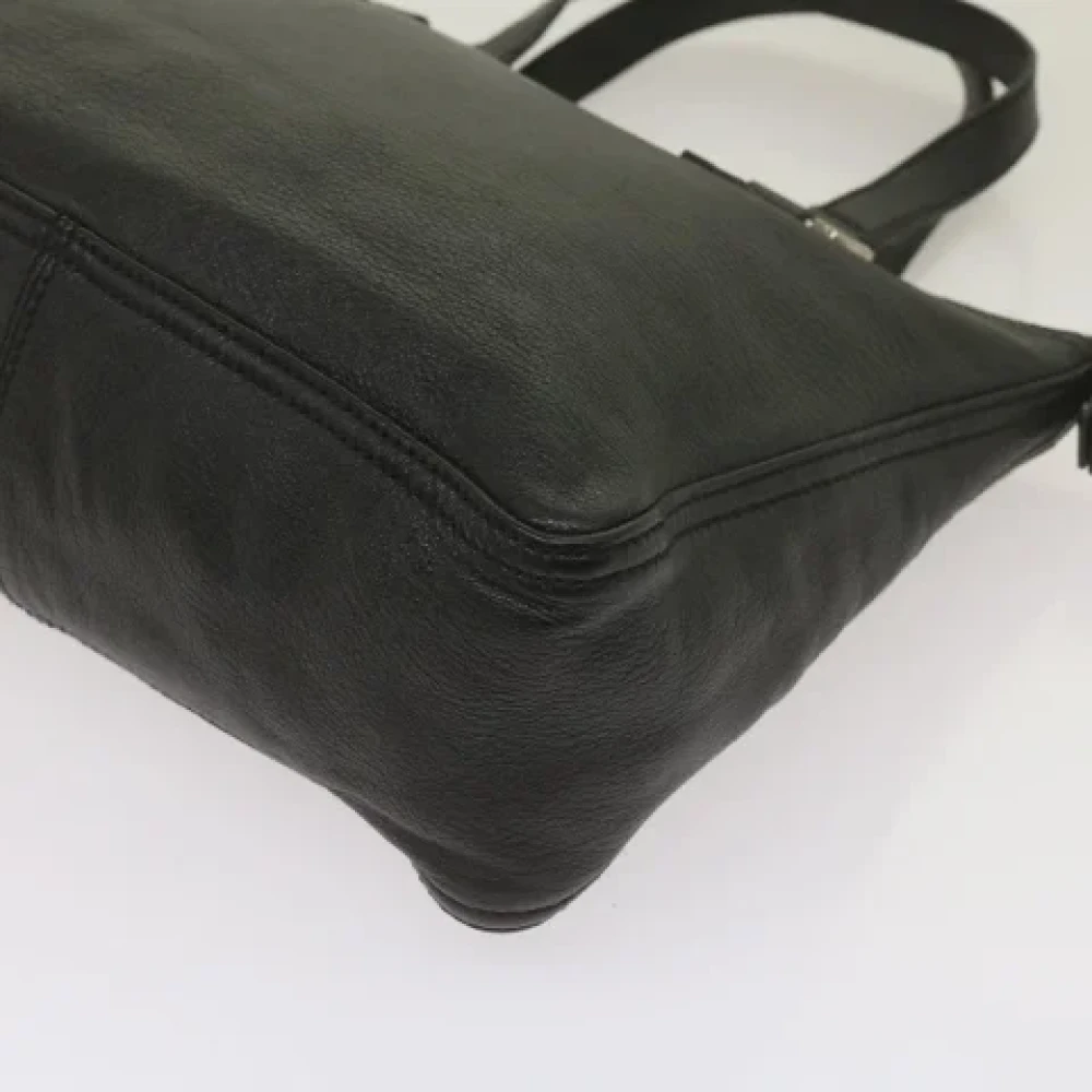 Fendi Vintage Pre-owned Leather handbags Black Dames