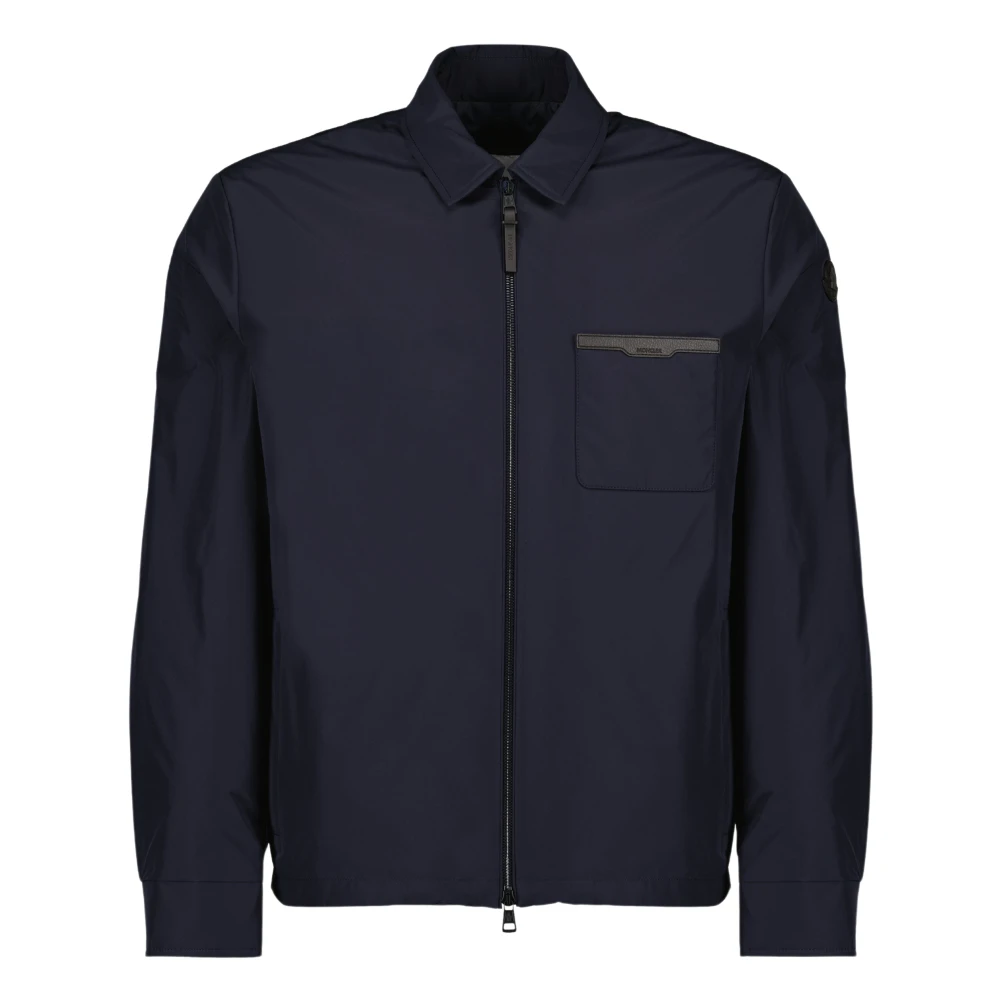 Moncler Men's Blue Tollymore Shirt Jacket - Light Jackets - Xl - Jackets