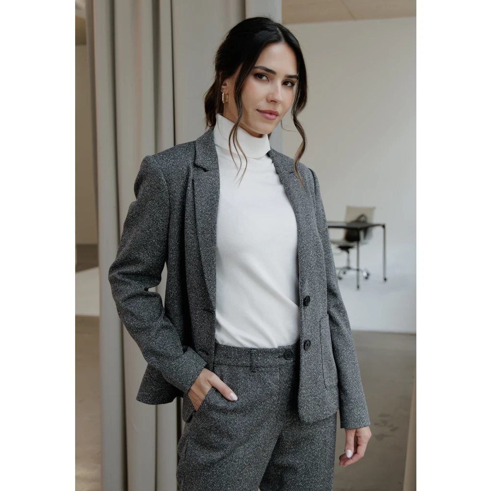 Betty Barclay Stijlvolle Blazer met Lange Mouwen Black Dames