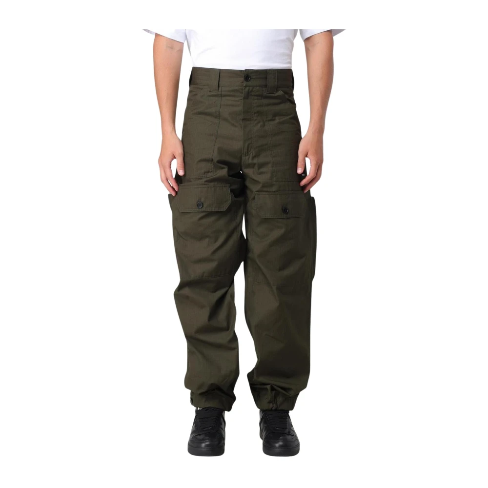 Trousers > Wide Trousers - - Msgm - Modalova