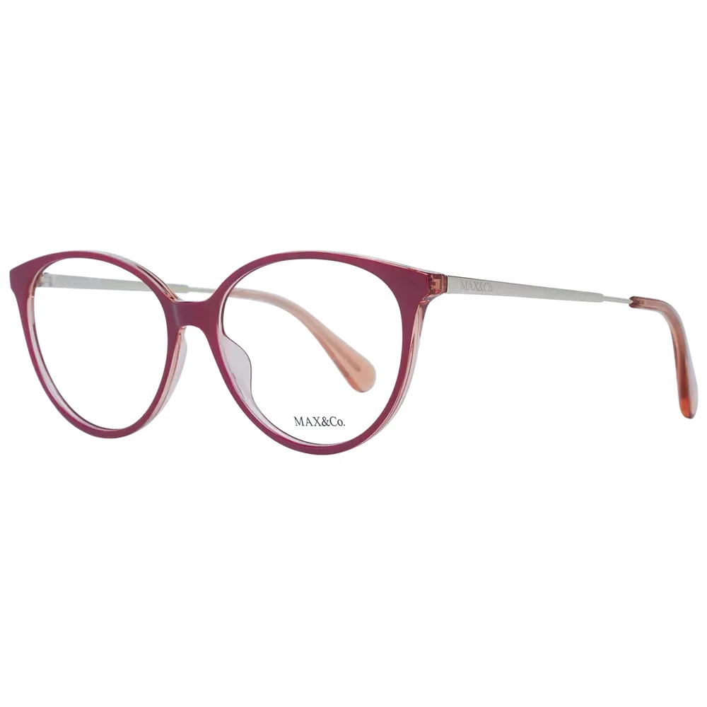 Max & Co Burgundy Cat Eye Dames Optische Frames Red Unisex