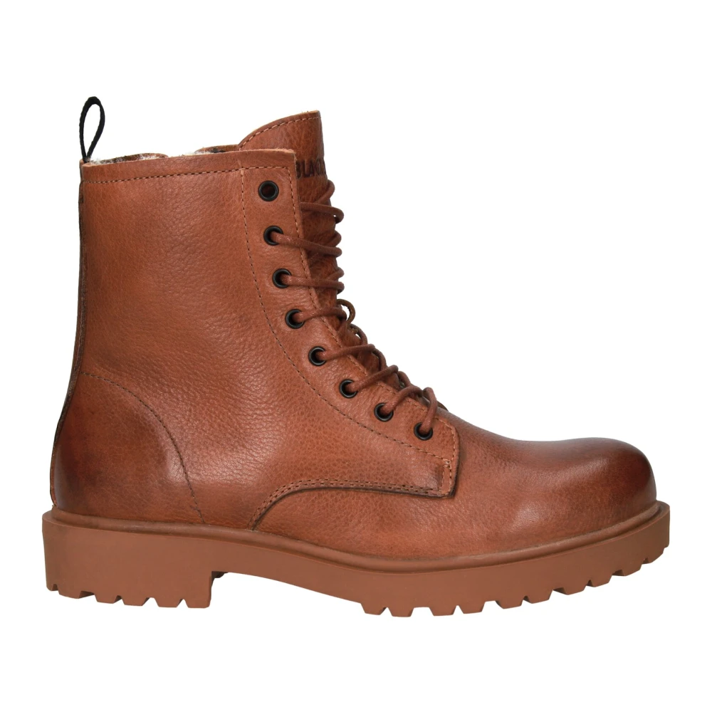 Blackstone Donna Marrone Wl02 Lace-Up Boot