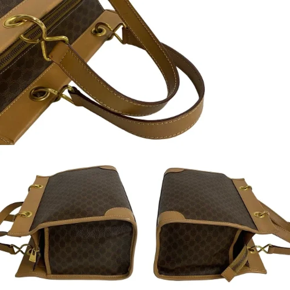Celine Vintage Pre-owned Leather celine-bags Brown Dames