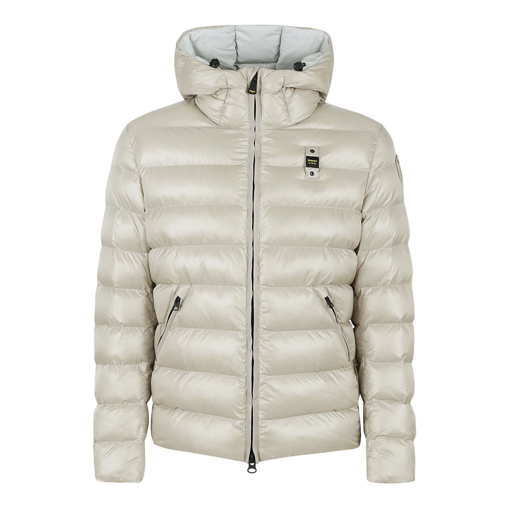 Blauer Beige Jassen Basic Adams Stijl Beige Heren