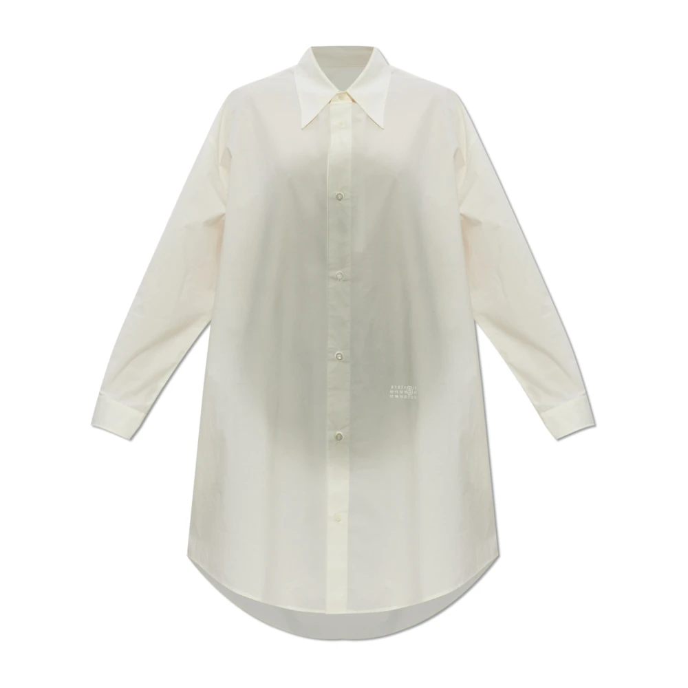 Mm6 Maison Margiela Donna Bianco Abiti, M, New,