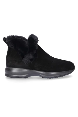 Martini Mocka Päls Slip On Stövlar