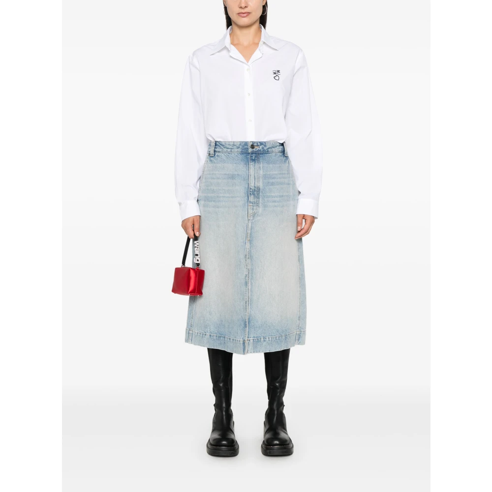 Moschino Stijlvolle Overhemden voor Mannen en Vrouwen White Dames