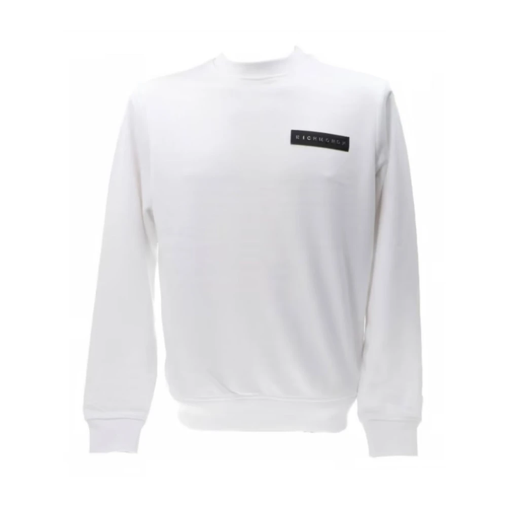 John Richmond Stijlvolle Sweatshirt voor Mannen White Heren