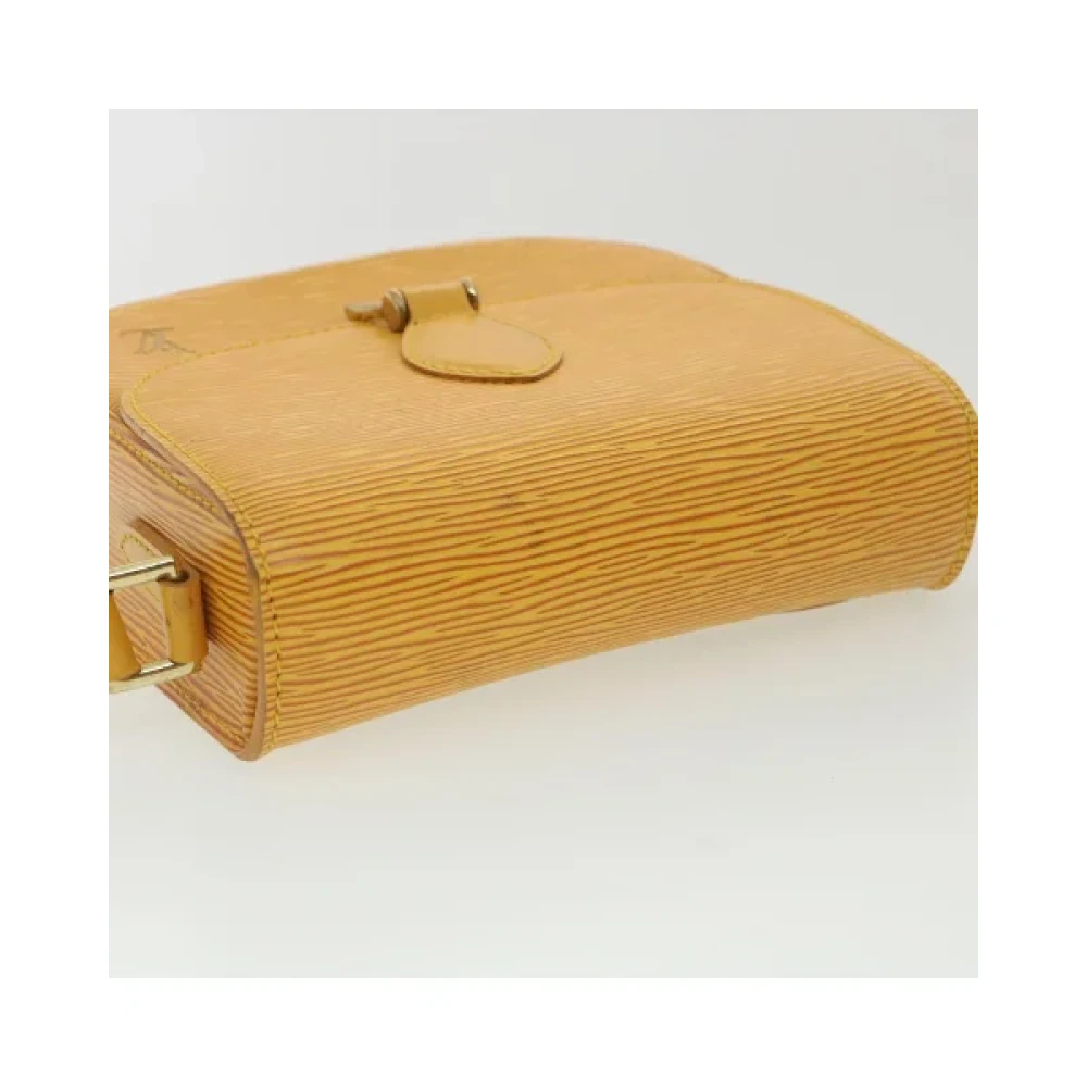 Louis Vuitton Vintage Pre-owned Leather louis-vuitton-bags Yellow Dames