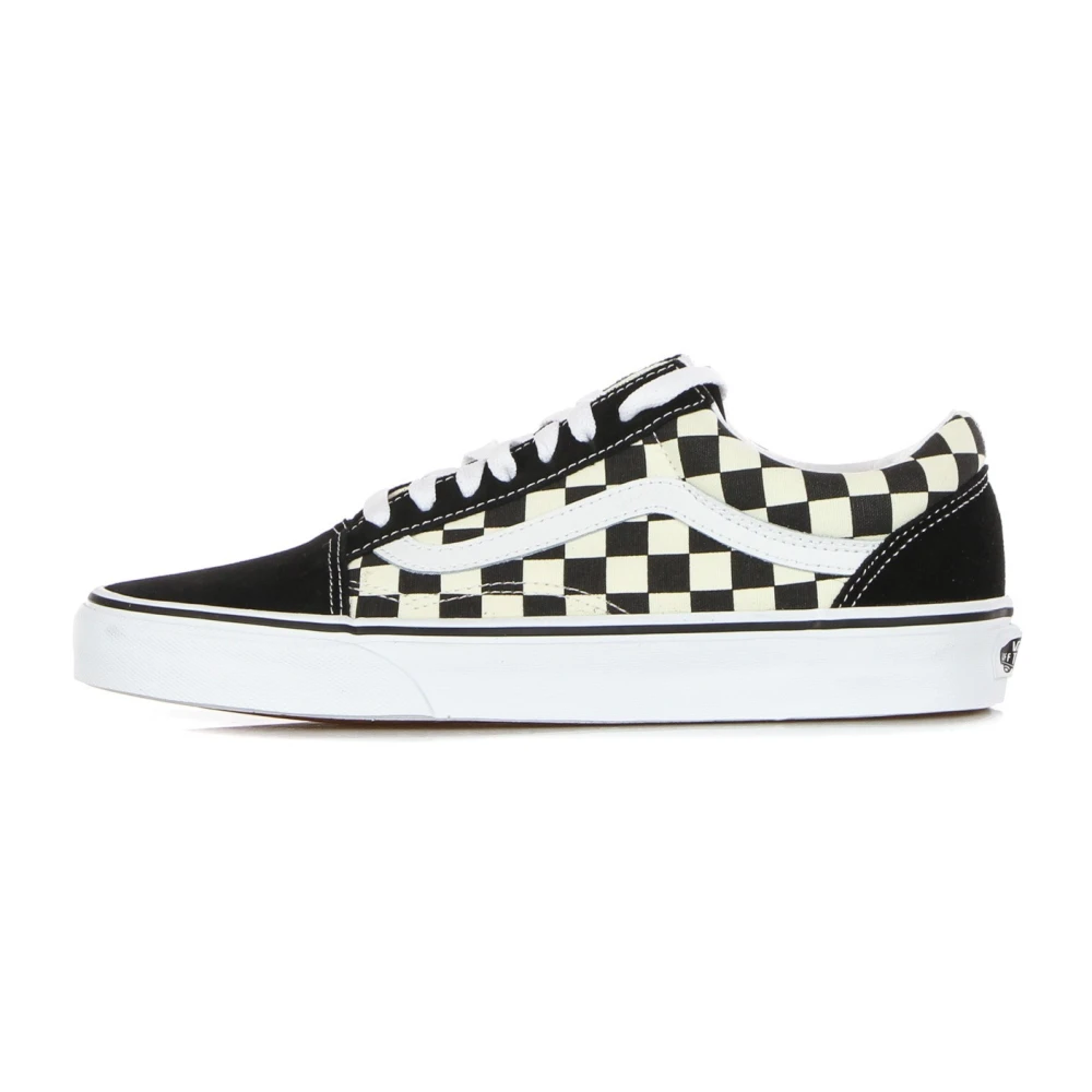 Vans Men's Black Classic Checkered Low Top Trainers - Sneakers - 7 Uk- Shoes