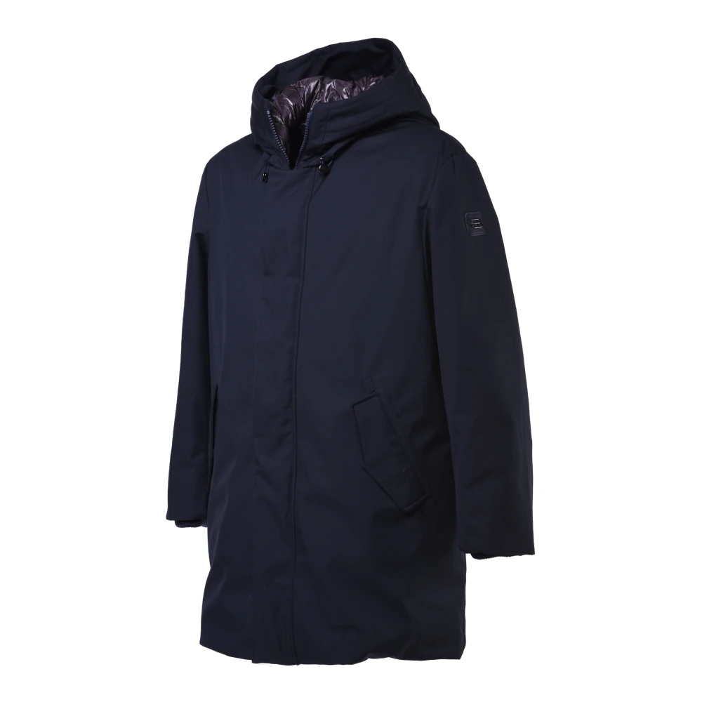 Baldinini Parka in dark blue nylon Blue Heren