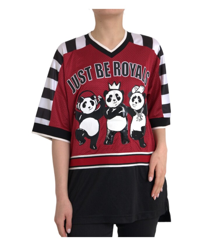 multicolor-panda-print-t-shirt